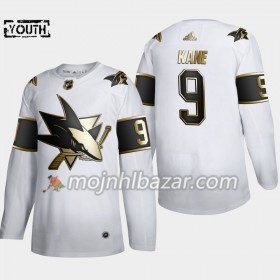 Dresovi San Jose Sharks Evander Kane 9 Adidas 2019-2020 Golden Edition Bijela Authentic - Dječji